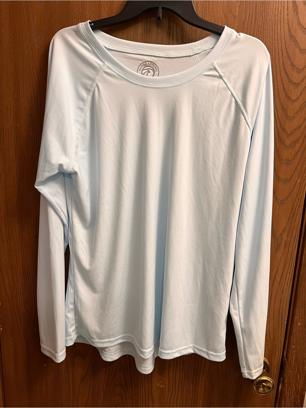 Vapor Apparel Light Blue Long Sleeve UPF 50+ Top